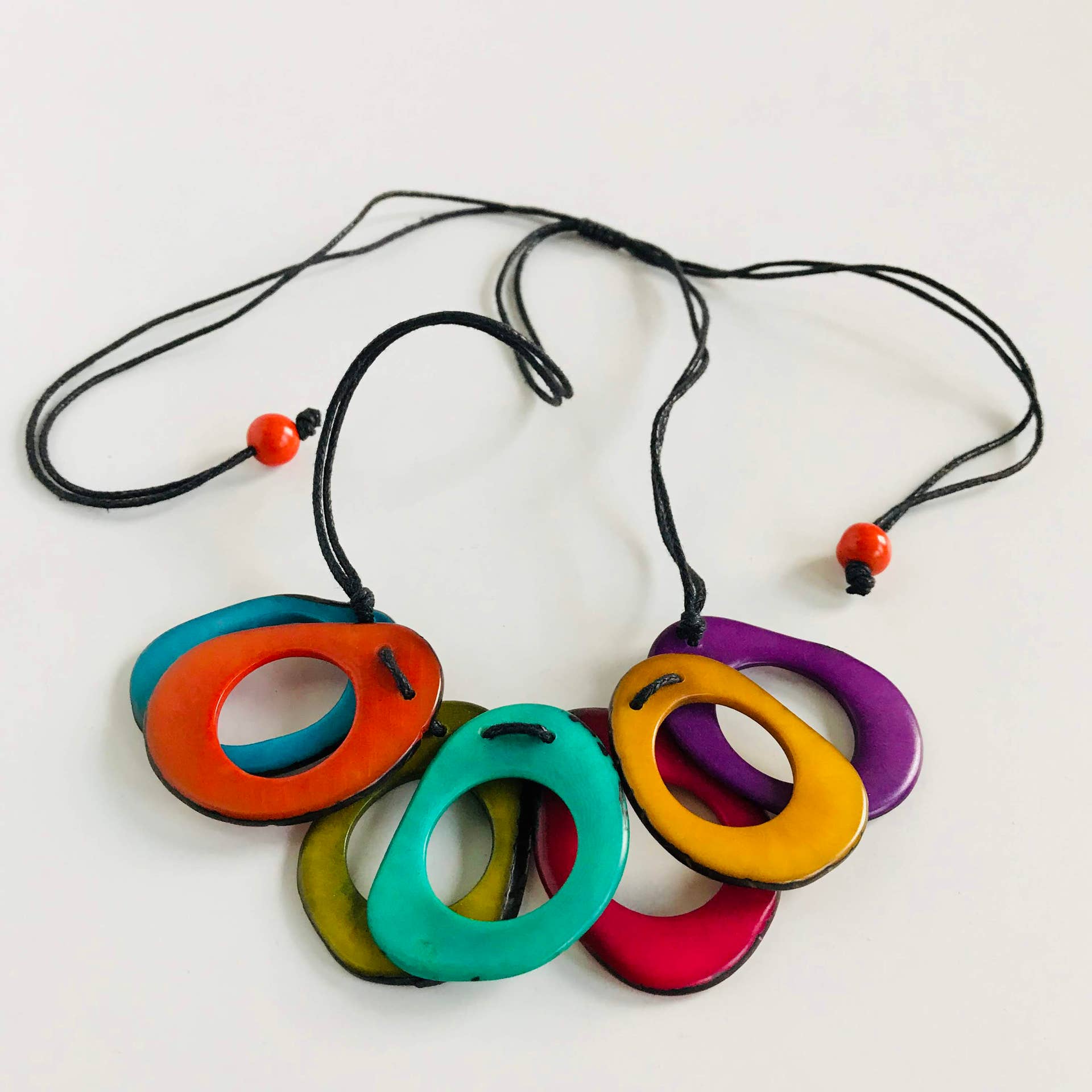 Tagua 7 Ojete Suba Necklace